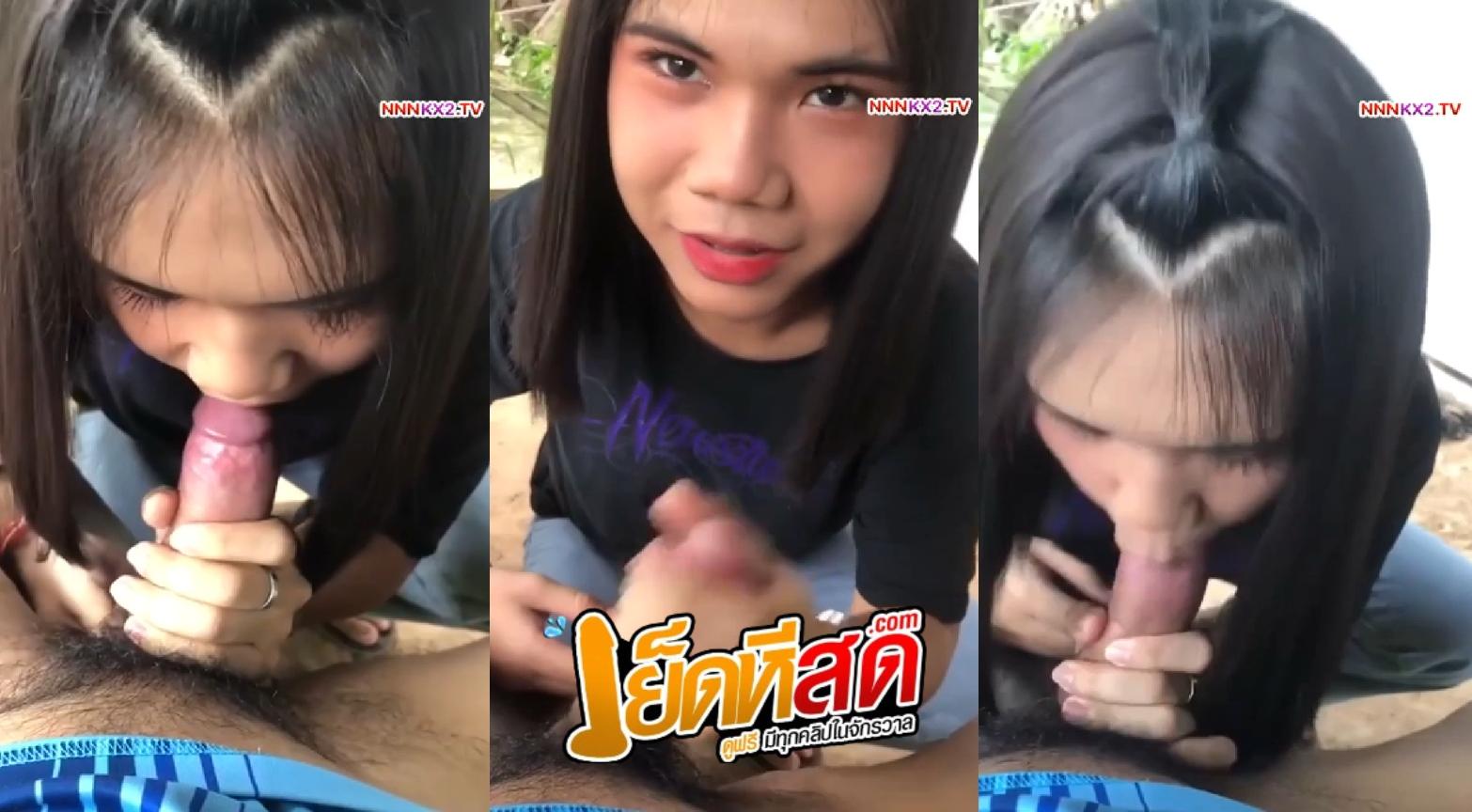 คลิปโป๊ทางบ้าน งานบ้านๆโดนแฟนถ่ายเก็บไว้ตอนอมควย งานนี้หลุดว่อนเน็ต ลีลาอมดีจัดอมมิดด้ามเลยเสียวฟินมาก